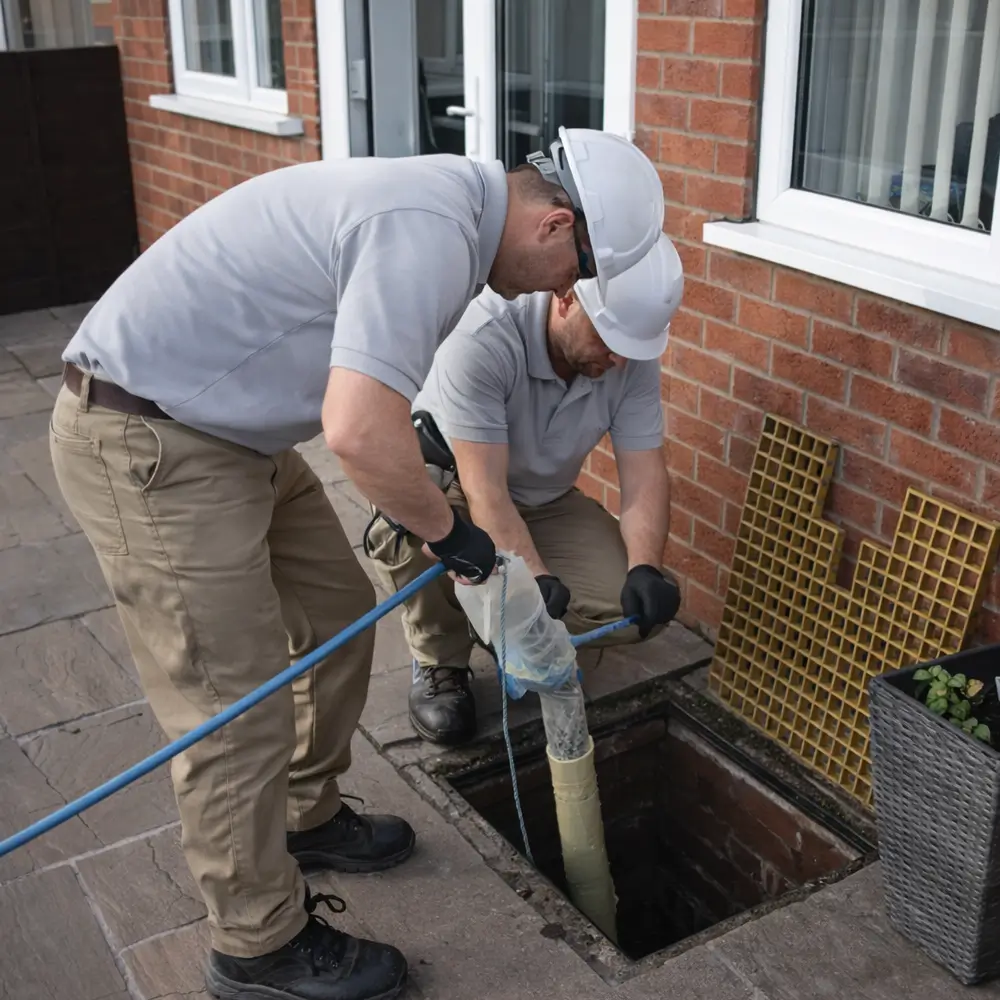 Blocked drain repair service in Downswood